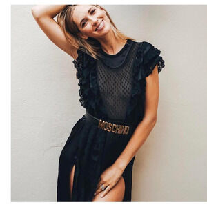 Alice McCall Desire Black lace maxi dress